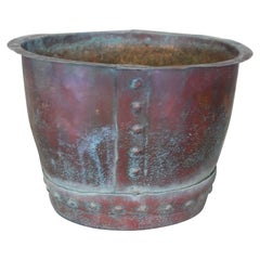 Late 19th Century English 8 Gallon Riveted Copper
