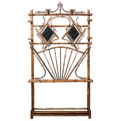Late 19th Century English Bamboo Aesthetic Hall Tree