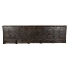 Late 19th Century English Bank of Carpenter's Drawers