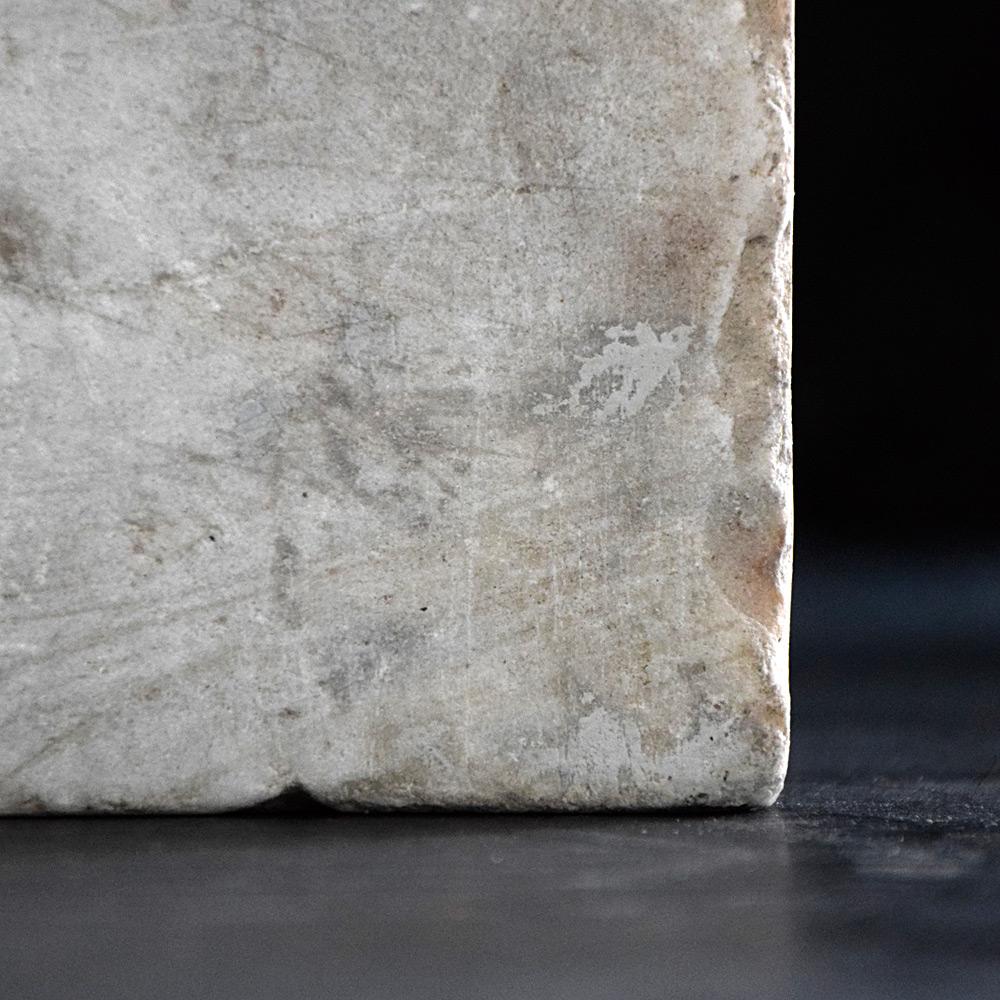 Late 19th Century English Carrara Marble Butchers’ Slab In Good Condition In London, GB