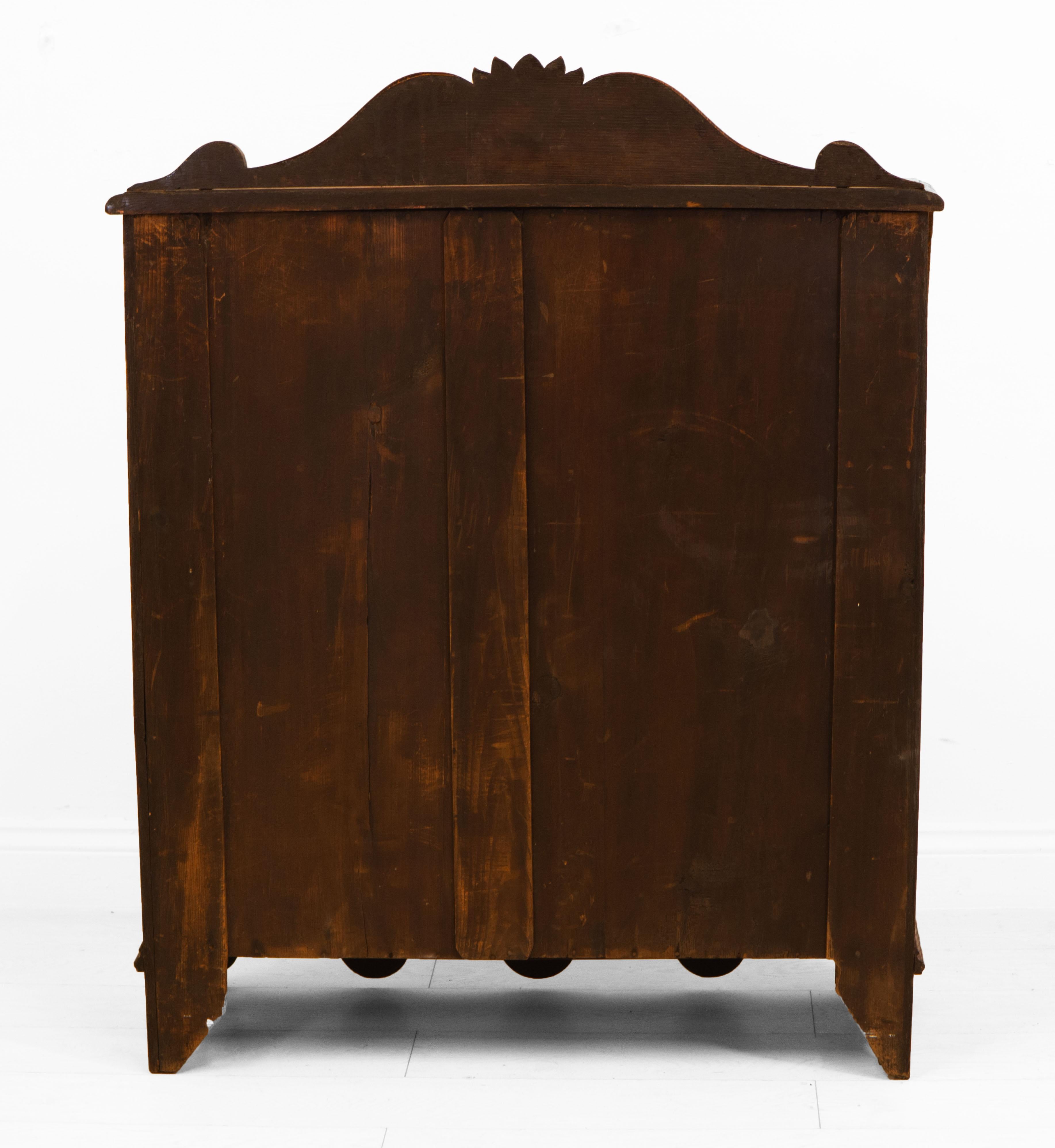 Late 19th Century English Carved Oak Green Man Bureau Desk For Sale 14