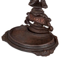 Late 19th Century English Cast Iron Hallstand