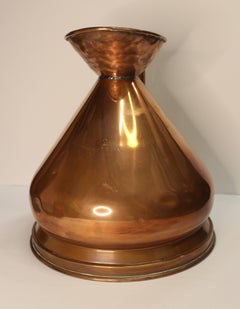 Late 19th Century English Copper "2 Gallon" Haystack Jug Measure