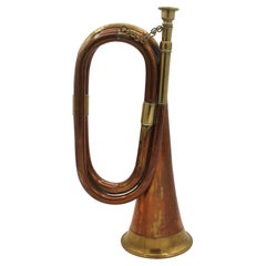 Late 19th Century English Copper and Brass Bugle