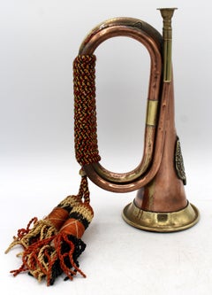 Late 19th Century English Copper & Brass Bugle