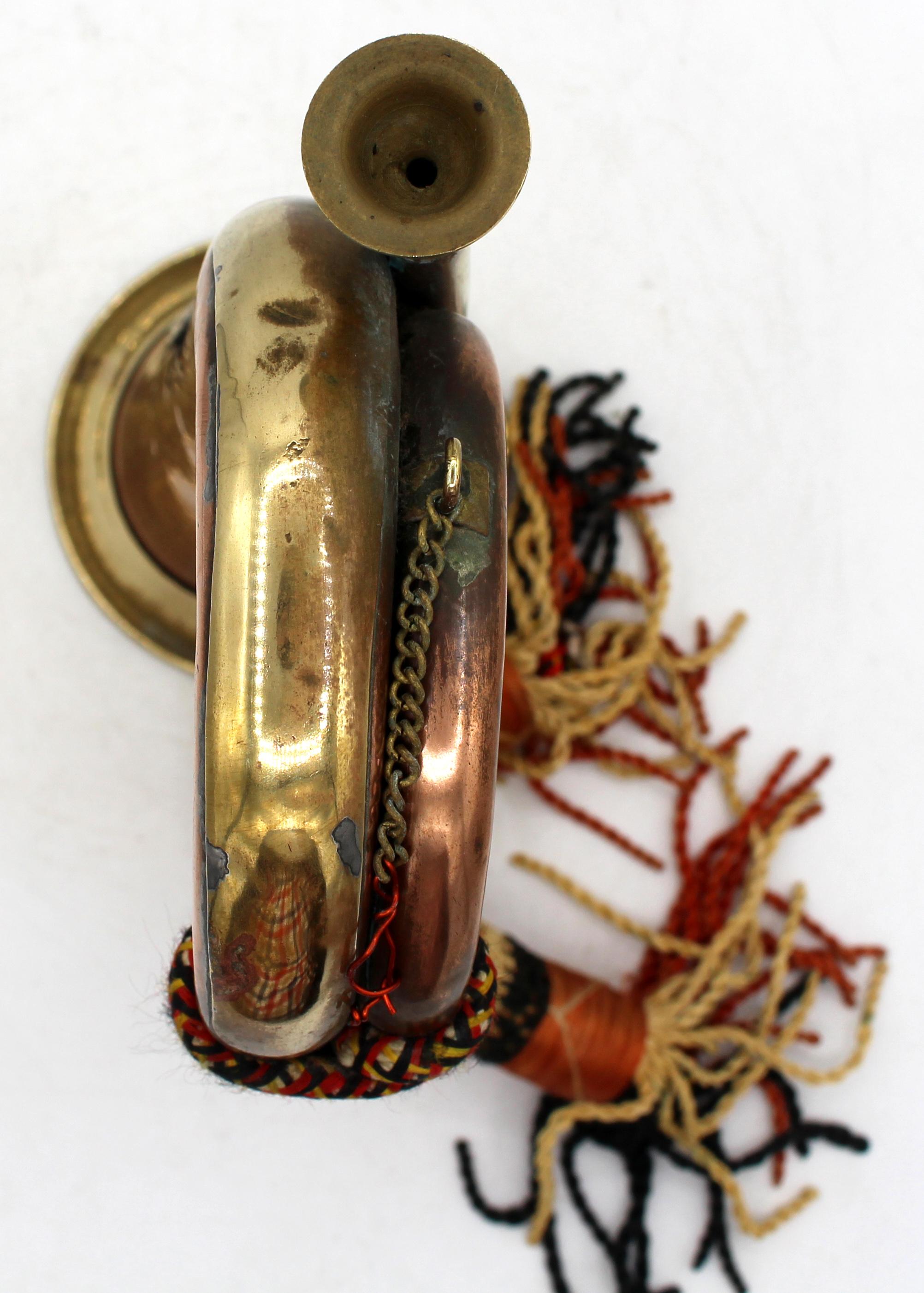 Late 19th Century English Copper & Brass Bugle For Sale 2