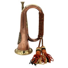 Late 19th Century English Copper & Brass Bugle