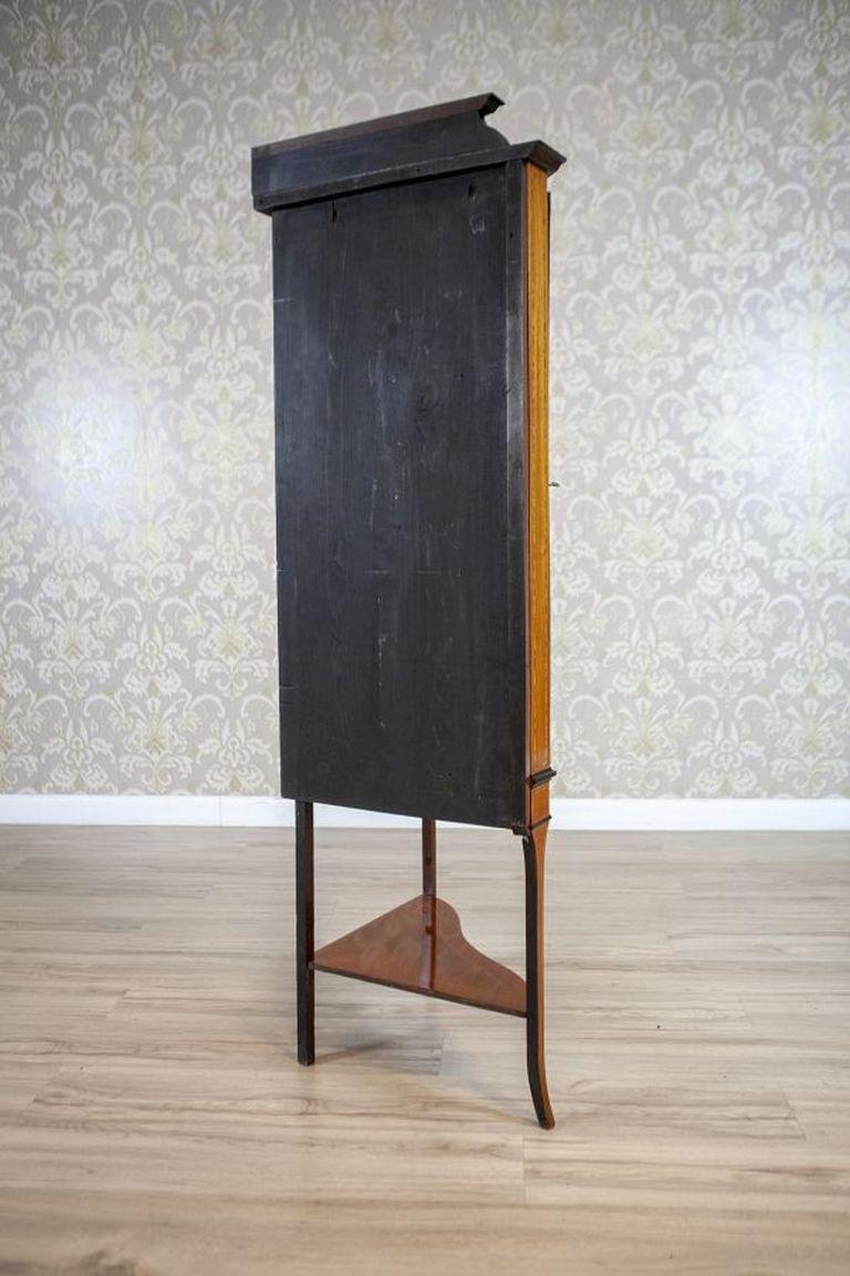 Late-19th Century English Corner Cabinet in Brown For Sale 3