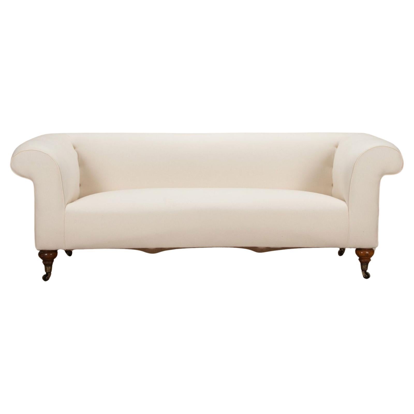 Late 19th Century English Country House Chesterfield Sofa