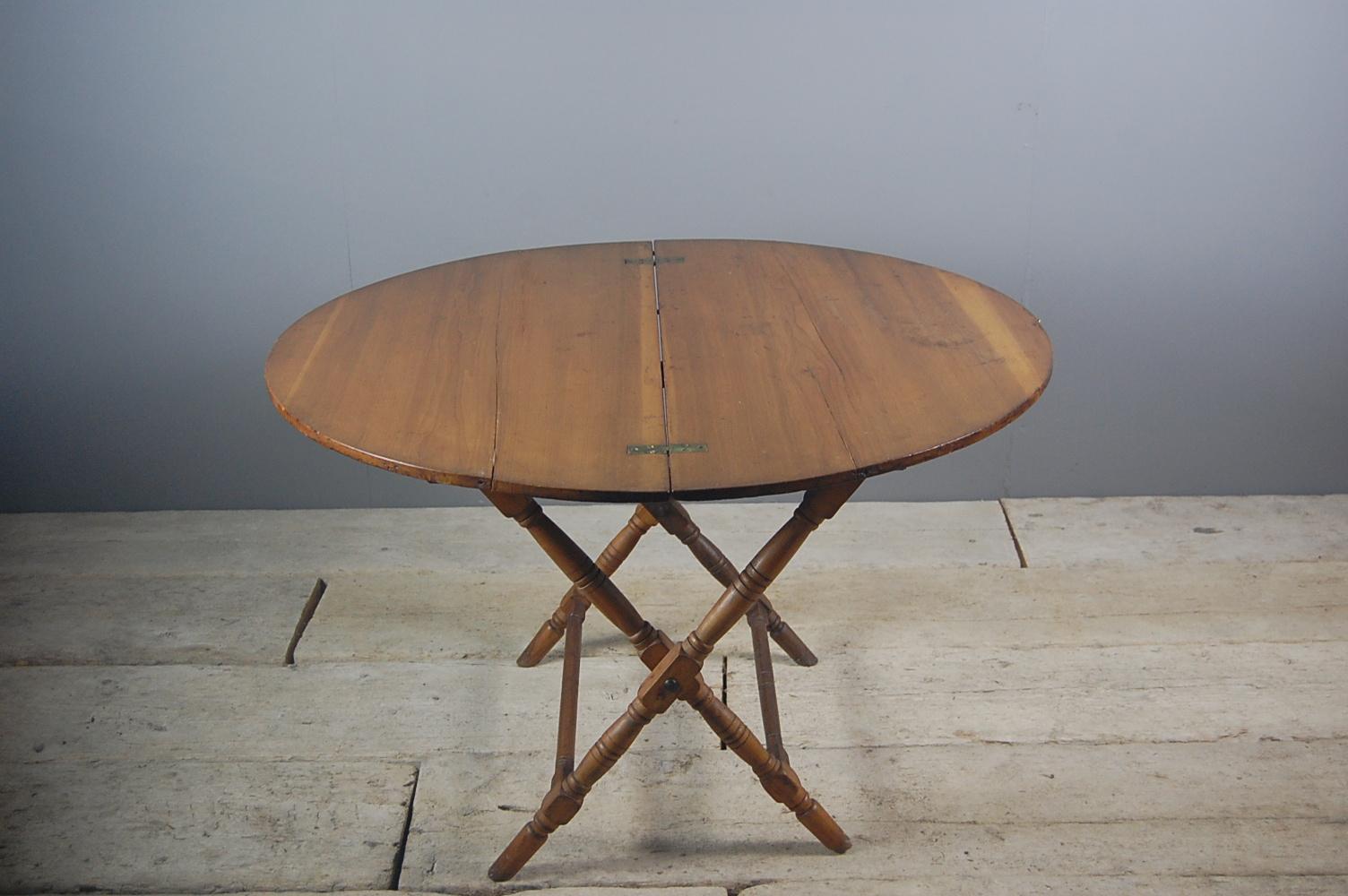 Late 19th Century English Field or Campaign Folding Table 7