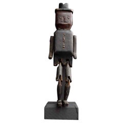 Late 19th Century English Folk Art Jig Doll