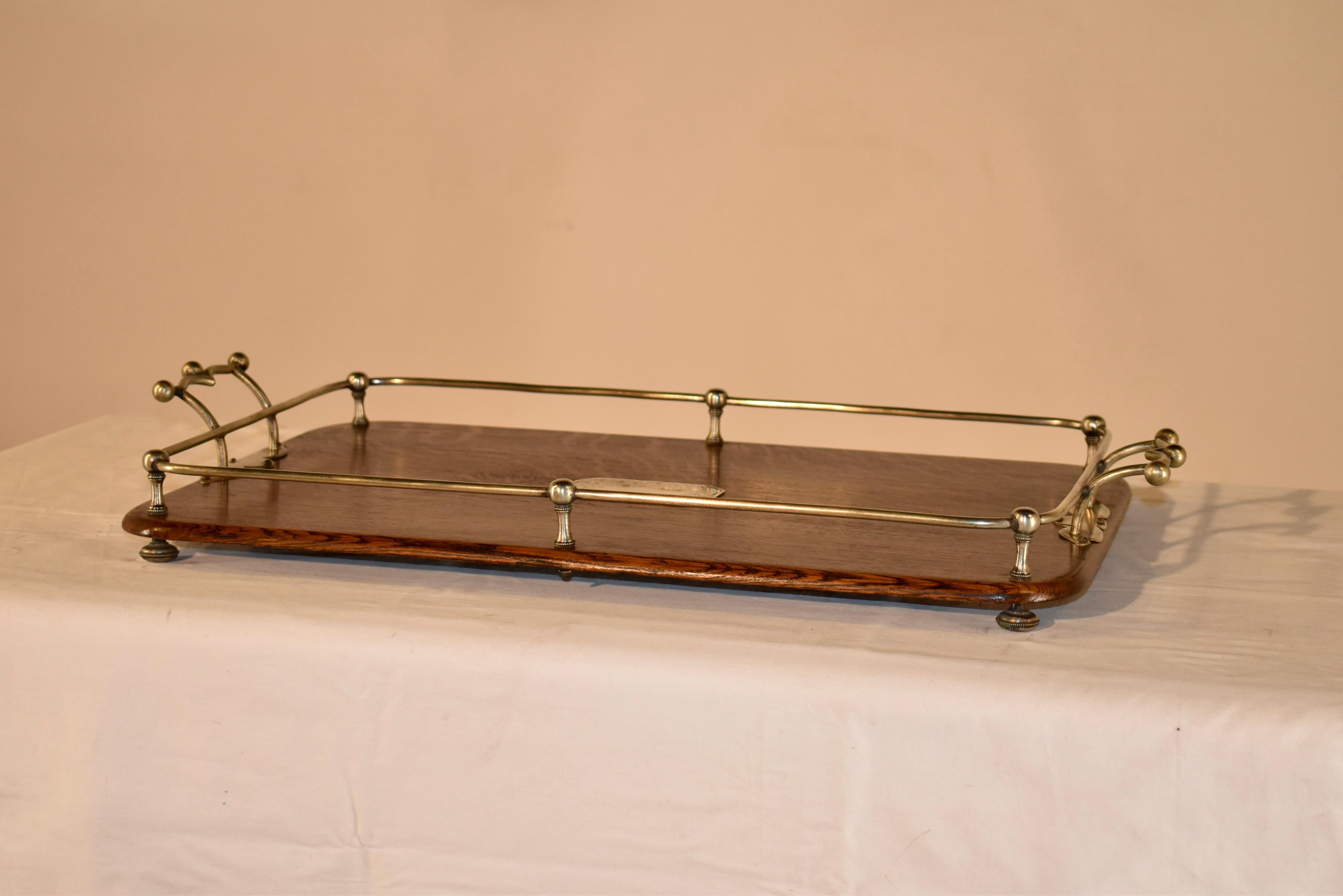 Late 19th Century English Gallery Tray For Sale 1