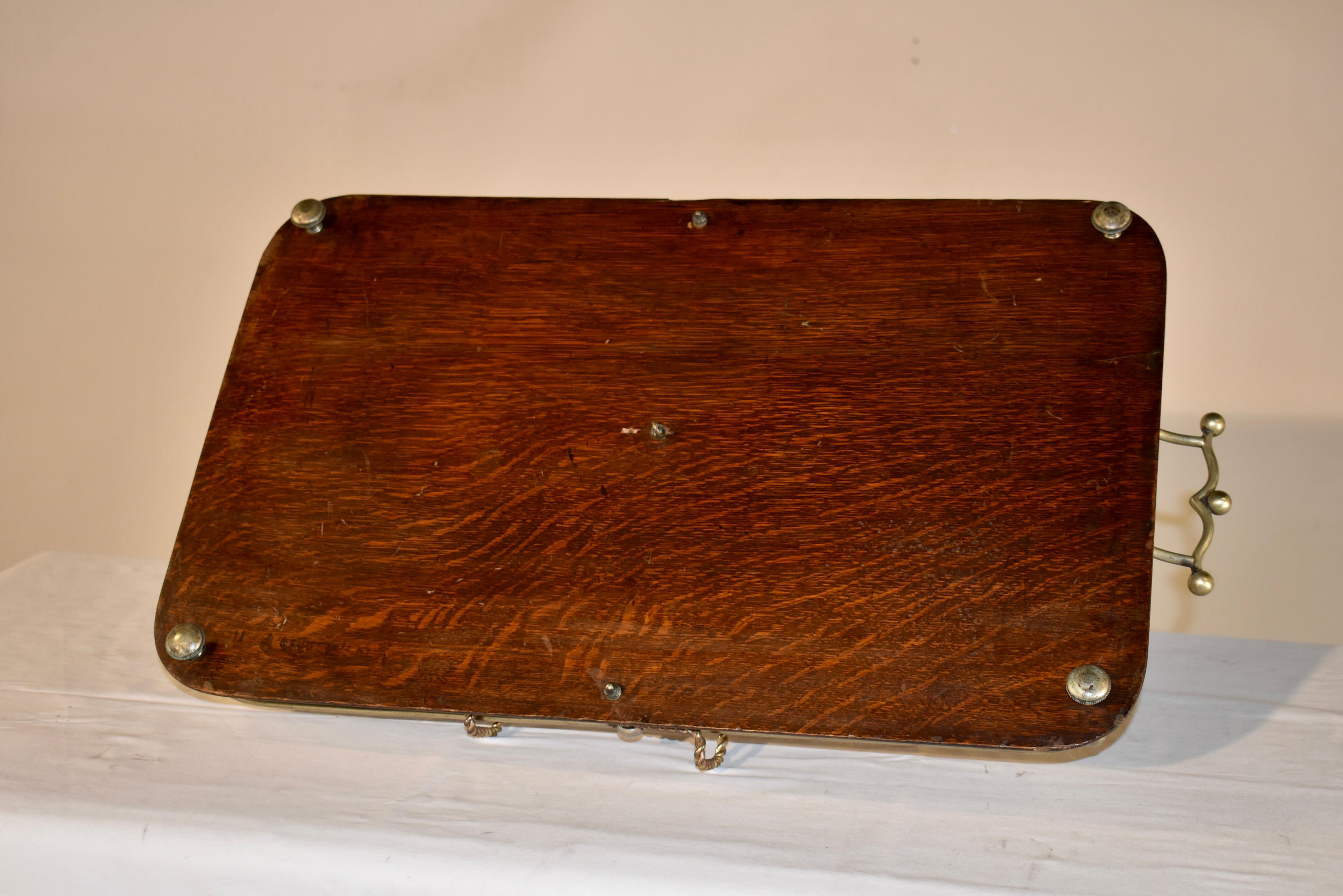 Late 19th Century English Gallery Tray For Sale 2