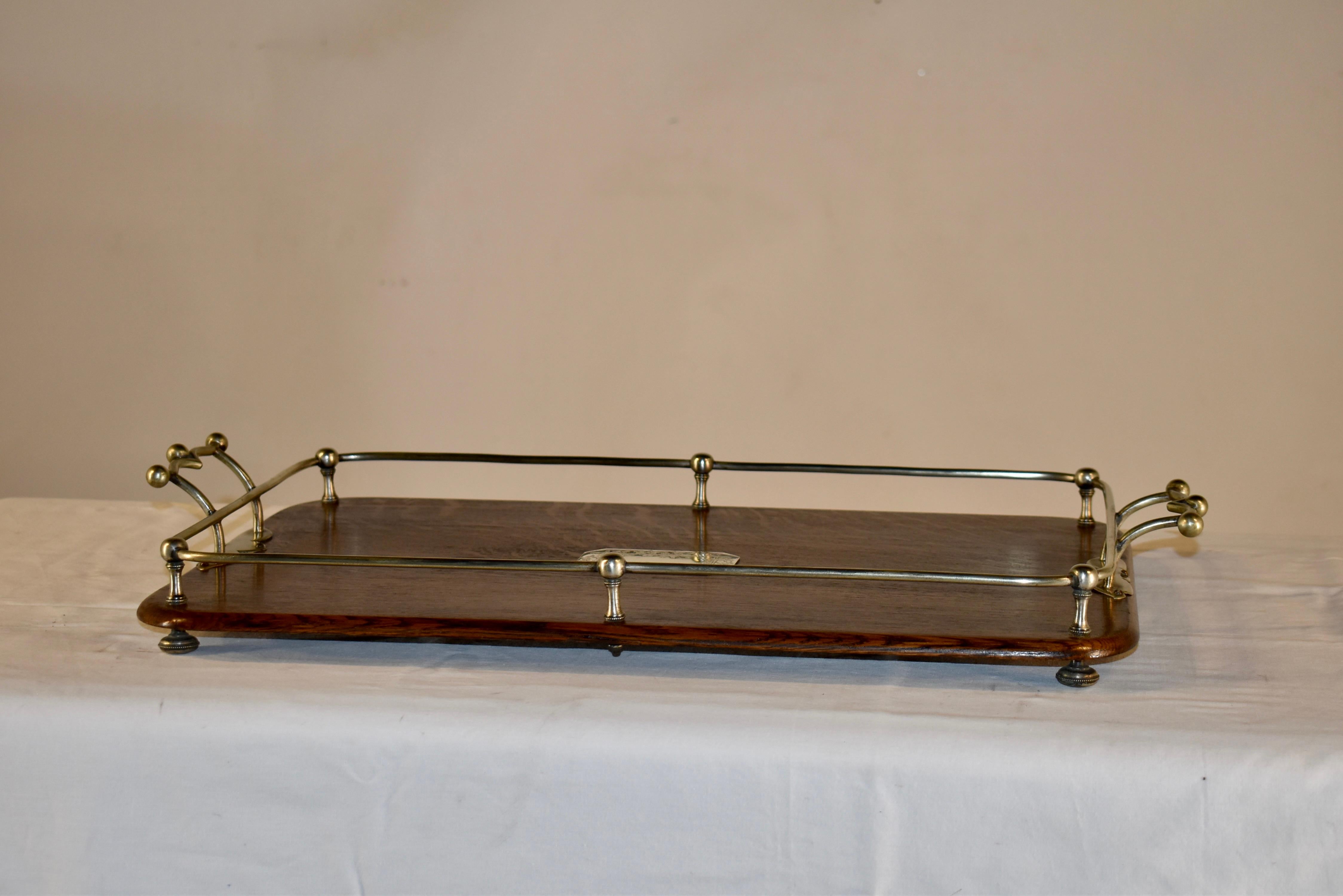 Late 19th Century English Gallery Tray For Sale 3