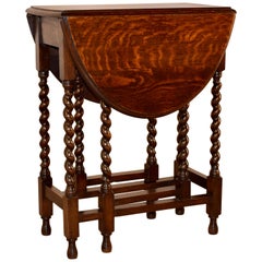 Late 19th Century English Gate Leg Table