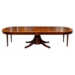 Late 19th Century English Mahogany Extension Dining Table