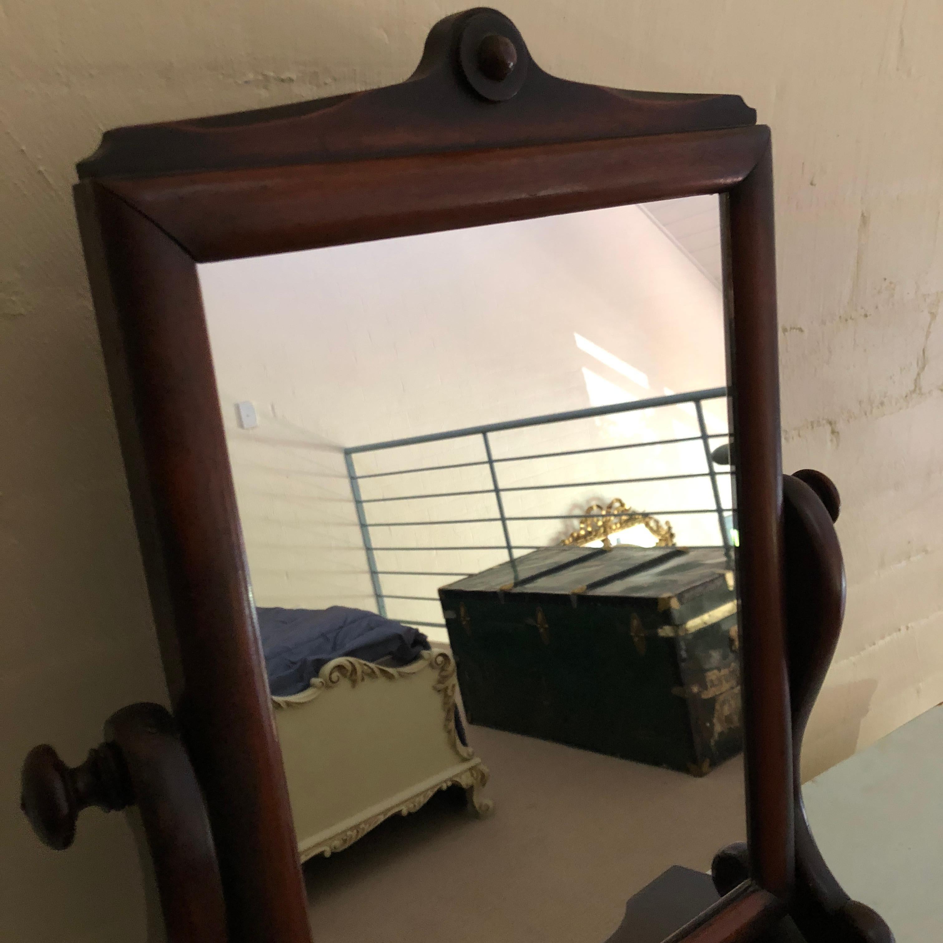 vintage gentleman's shaving mirror