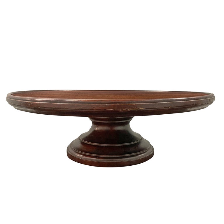 Late 19th Century English Mahogany Lazy-Susan In Good Condition For Sale In Chicago, IL