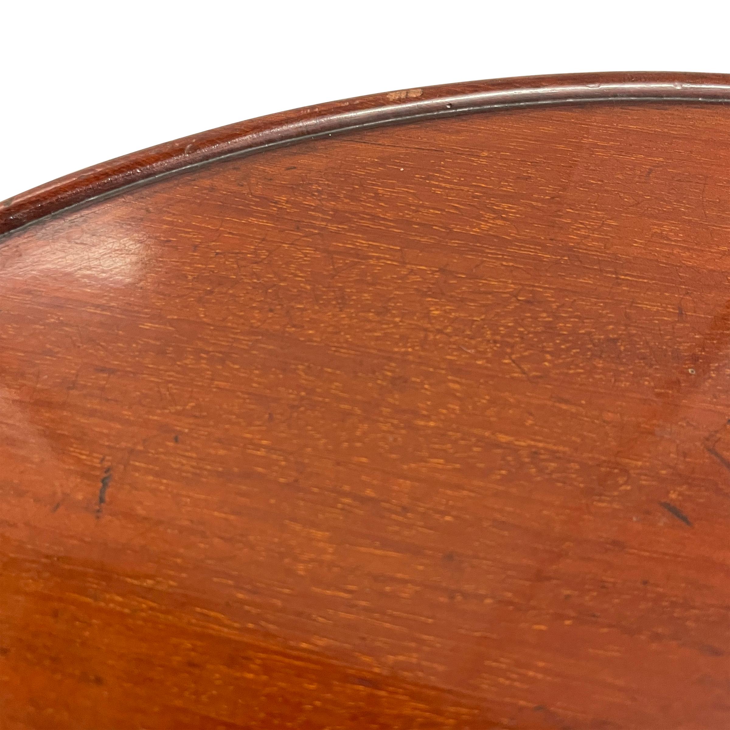 Late 19th Century English Mahogany Lazy-Susan For Sale 2