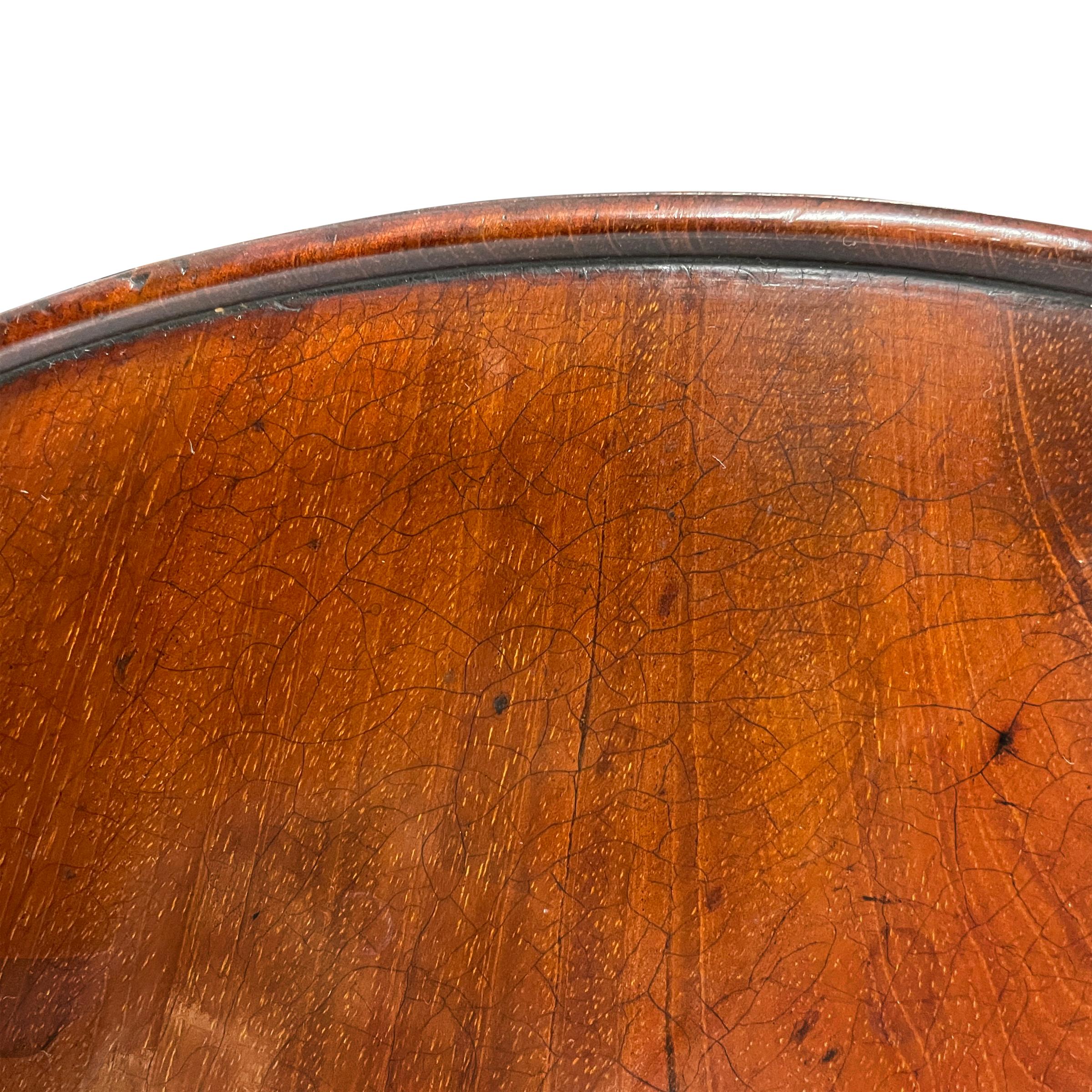 Late 19th Century English Mahogany Lazy-Susan For Sale 3