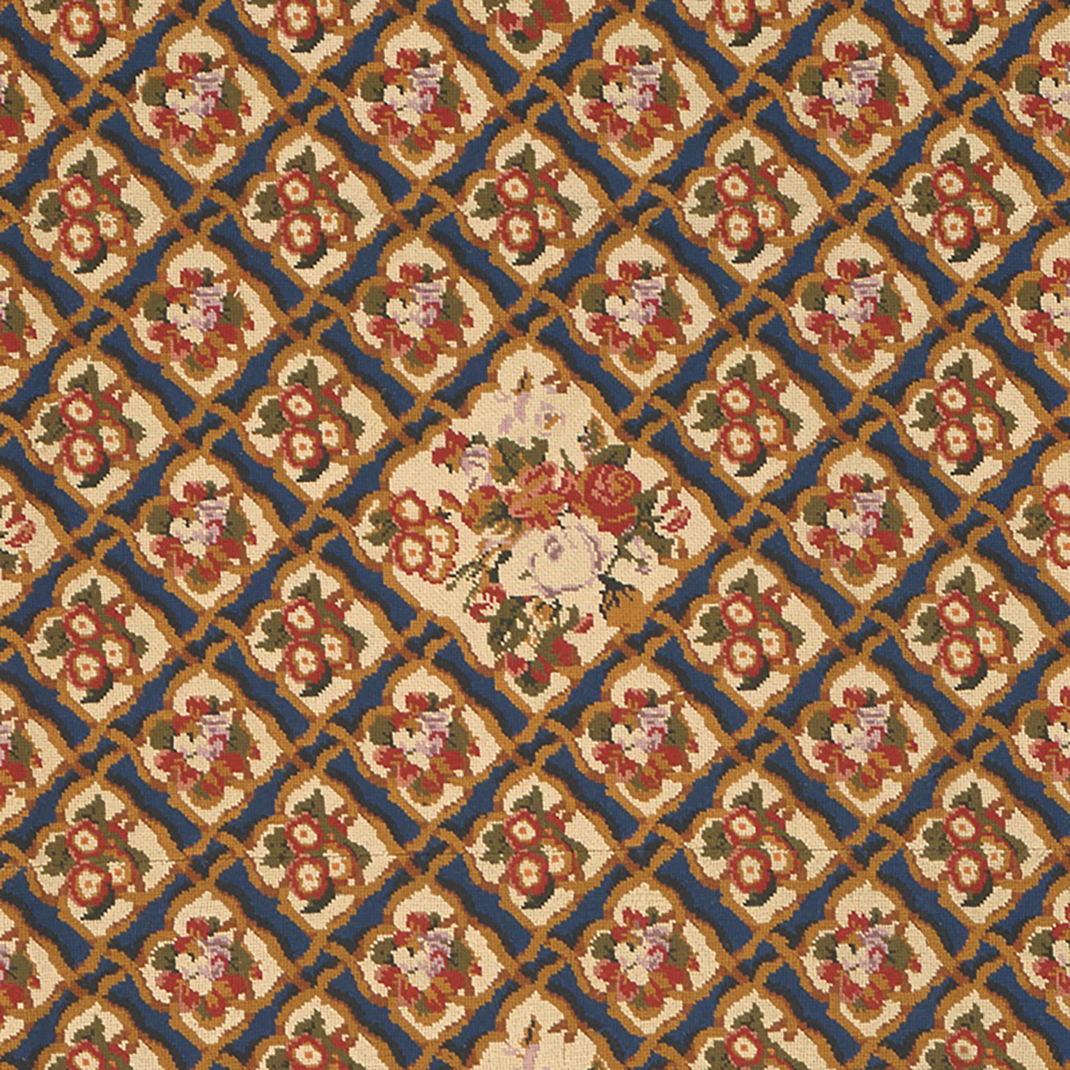 Englischer Gobelinstickerei-Teppich aus dem späten 19. Jahrhundert (Viktorianisch) im Angebot
