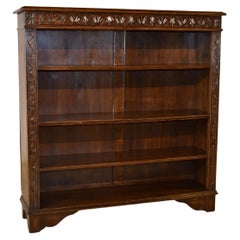 Late 19th Century English Oak Bookcase