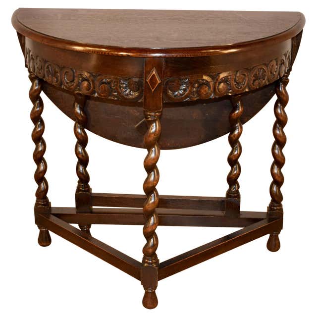 Ancient Wall Consolle Table, Wood, Italian Craftsmanship, 19th Century ...