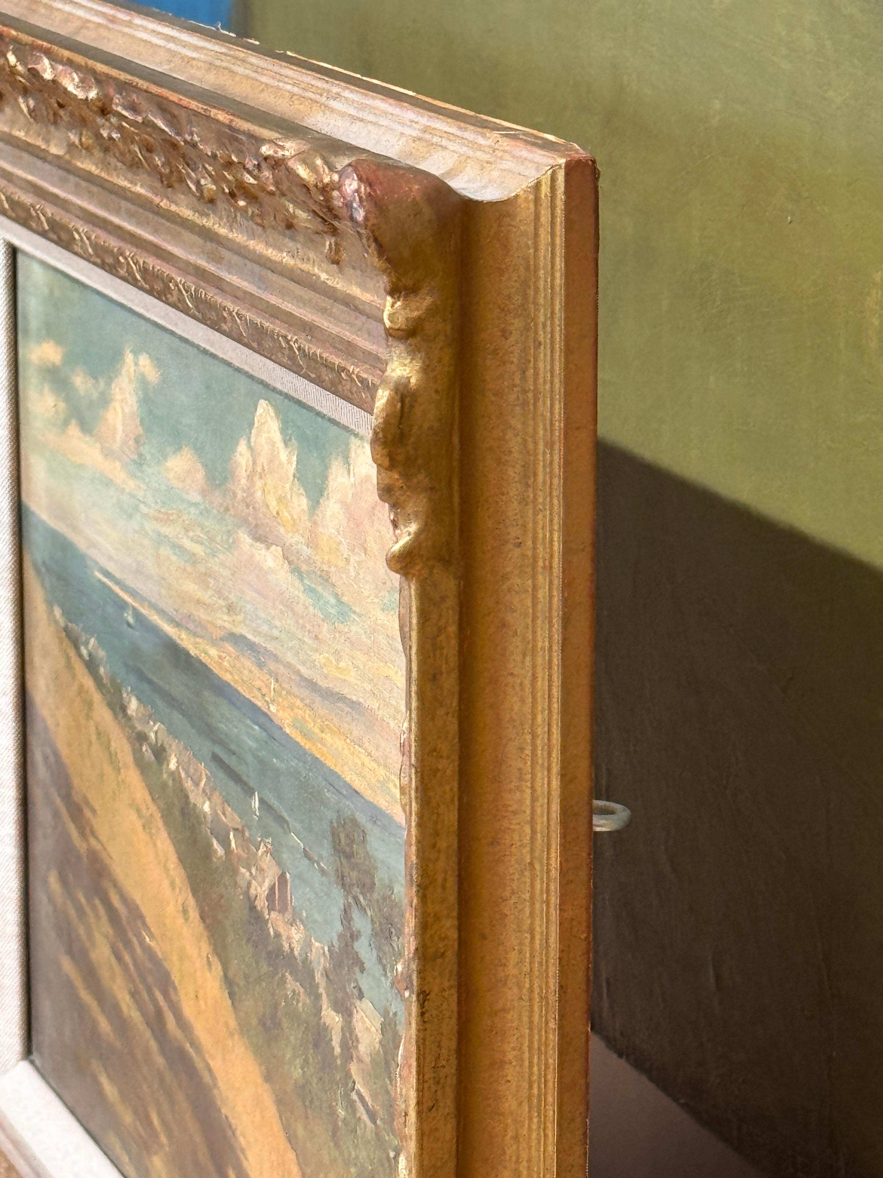 Peinture à l'huile anglaise de la fin du 19e siècle représentant Appledore sur la côte nord du Devon en vente 2