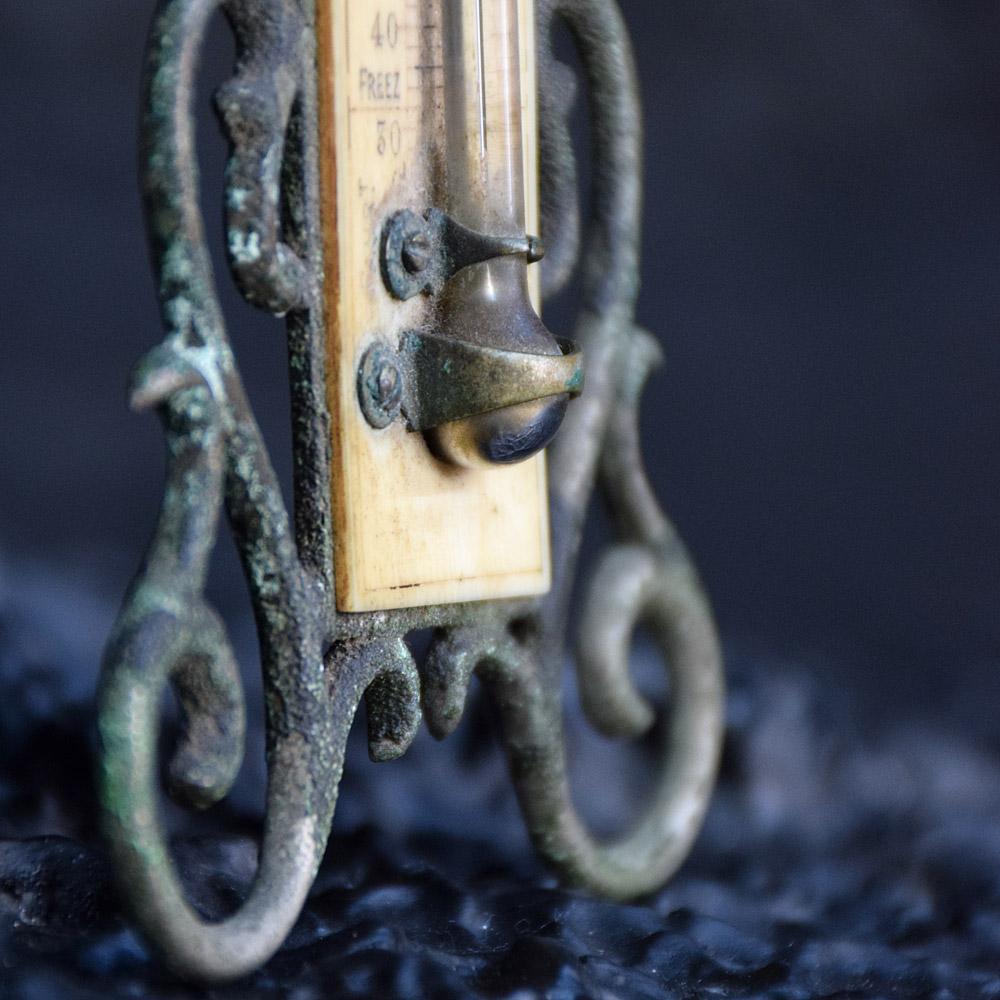 Victorian Late 19th Century English Opticians Thermometer