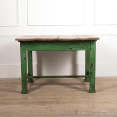 Late 19th Century English Painted Elm Table