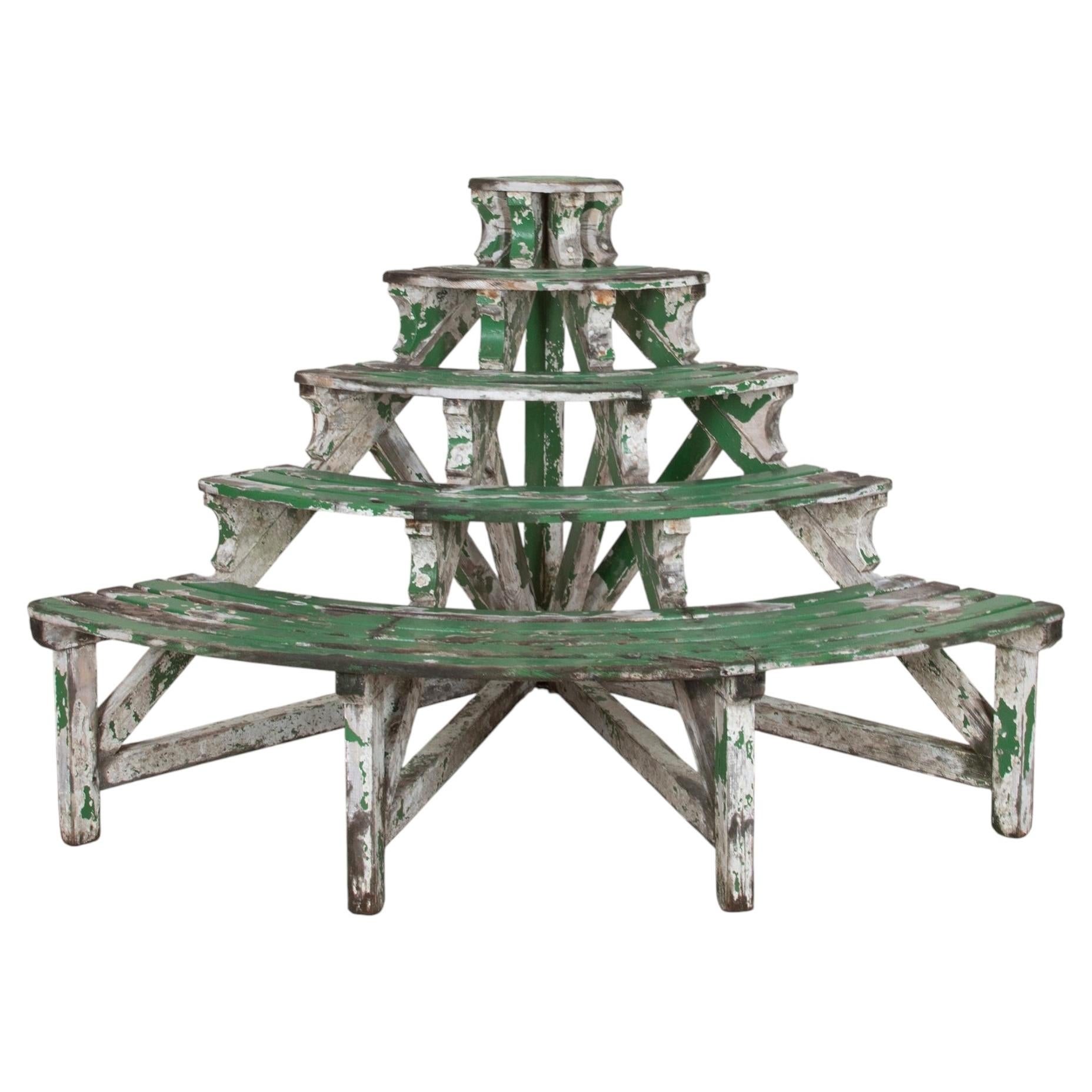 Late 19th Century English Painted Wooden Plant Stand