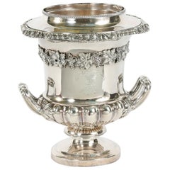 Late 19th Century English Plated Wine Cooler