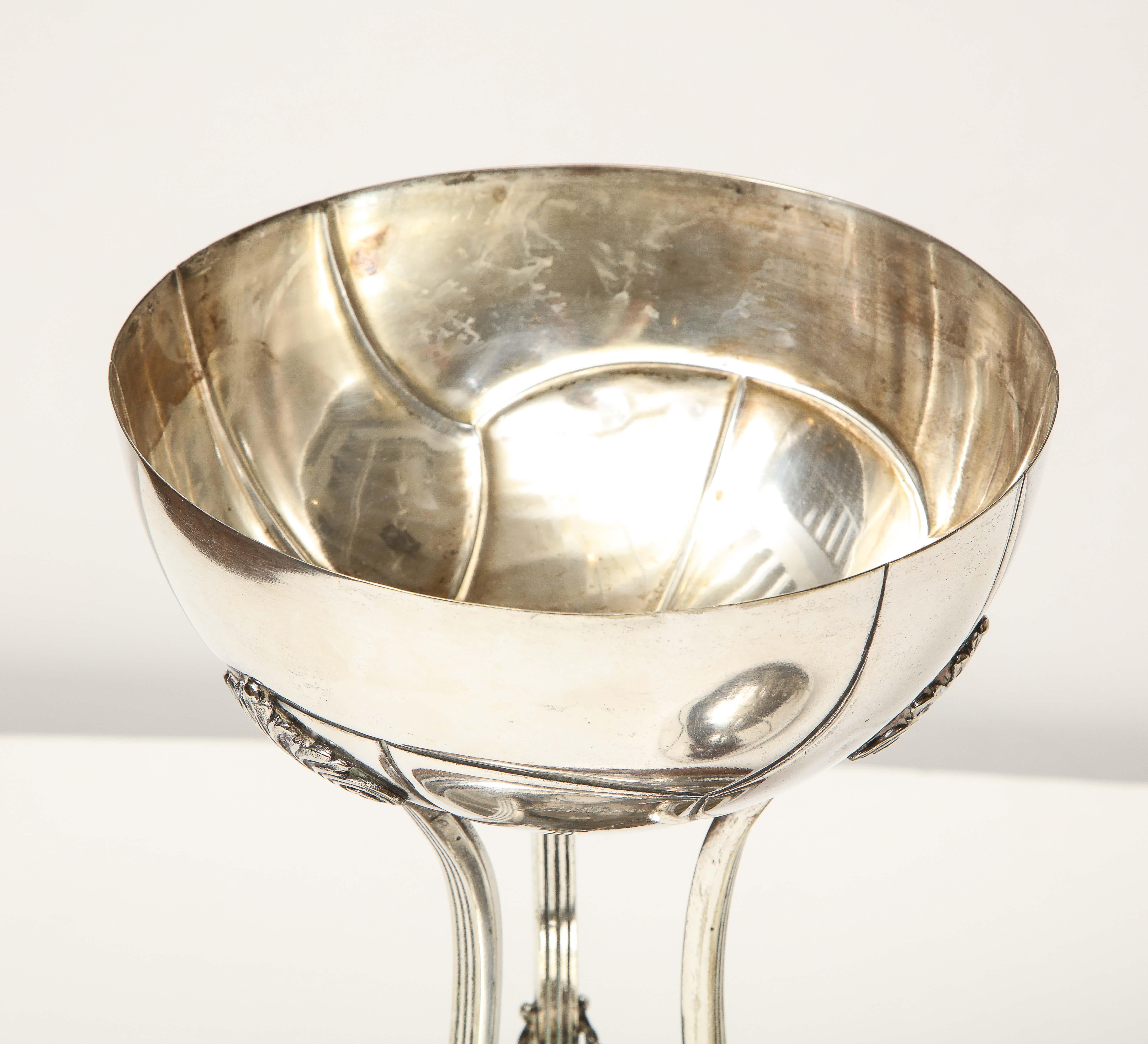 Late 19th Century English, Silver Plated Trophy on Stand For Sale 10