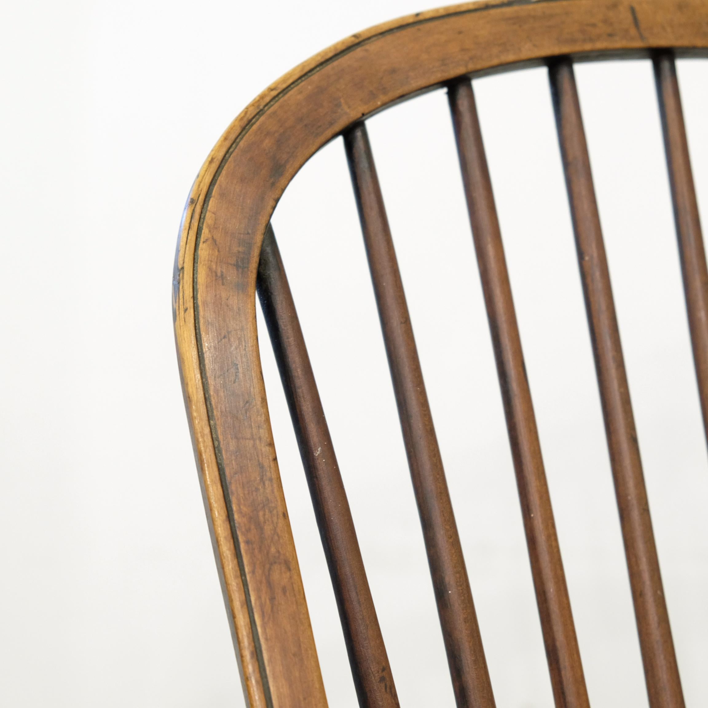 Late 19th Century English Thames Valley Windsor Chair in Ash and Elm 7
