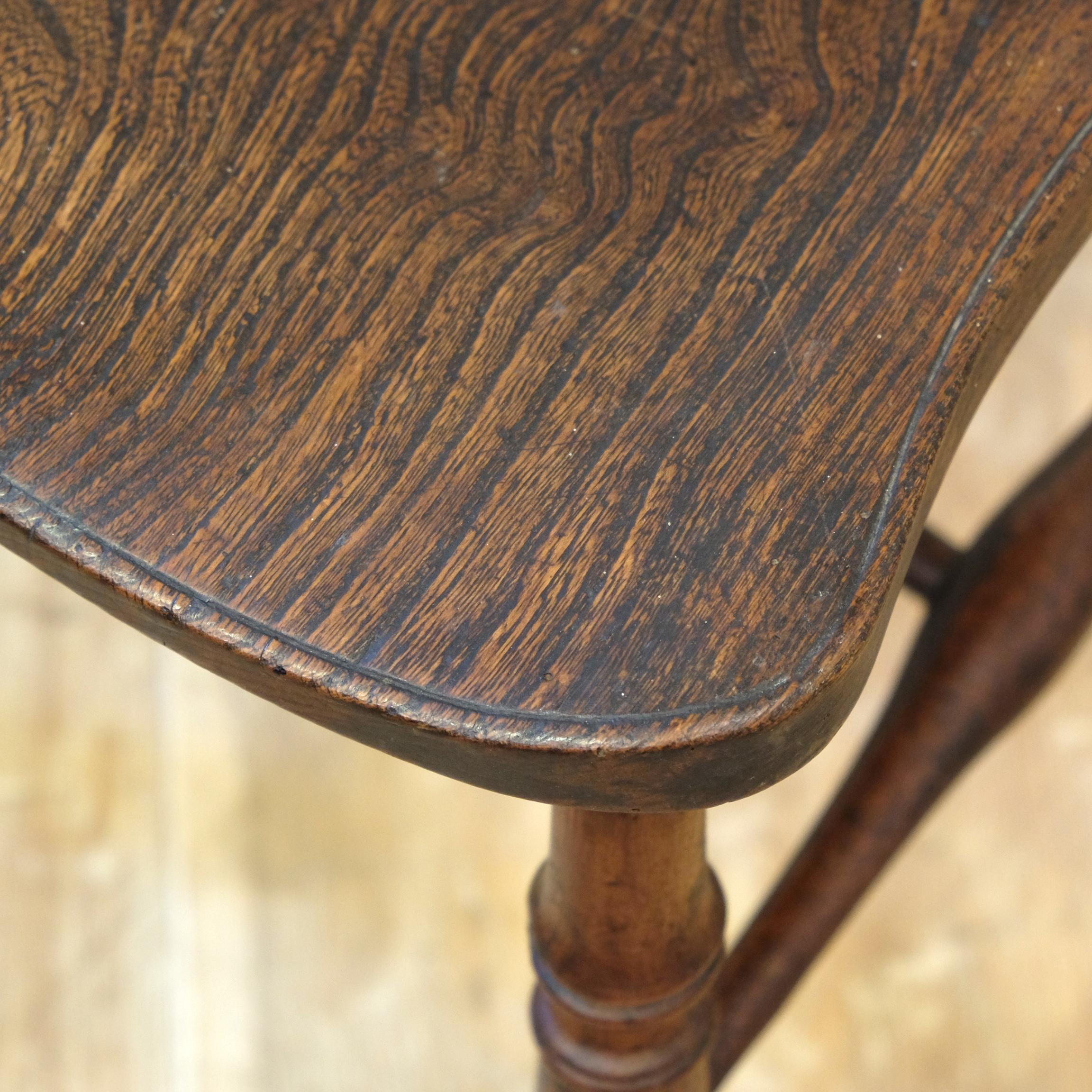 Late 19th Century English Thames Valley Windsor Chair in Ash and Elm 2