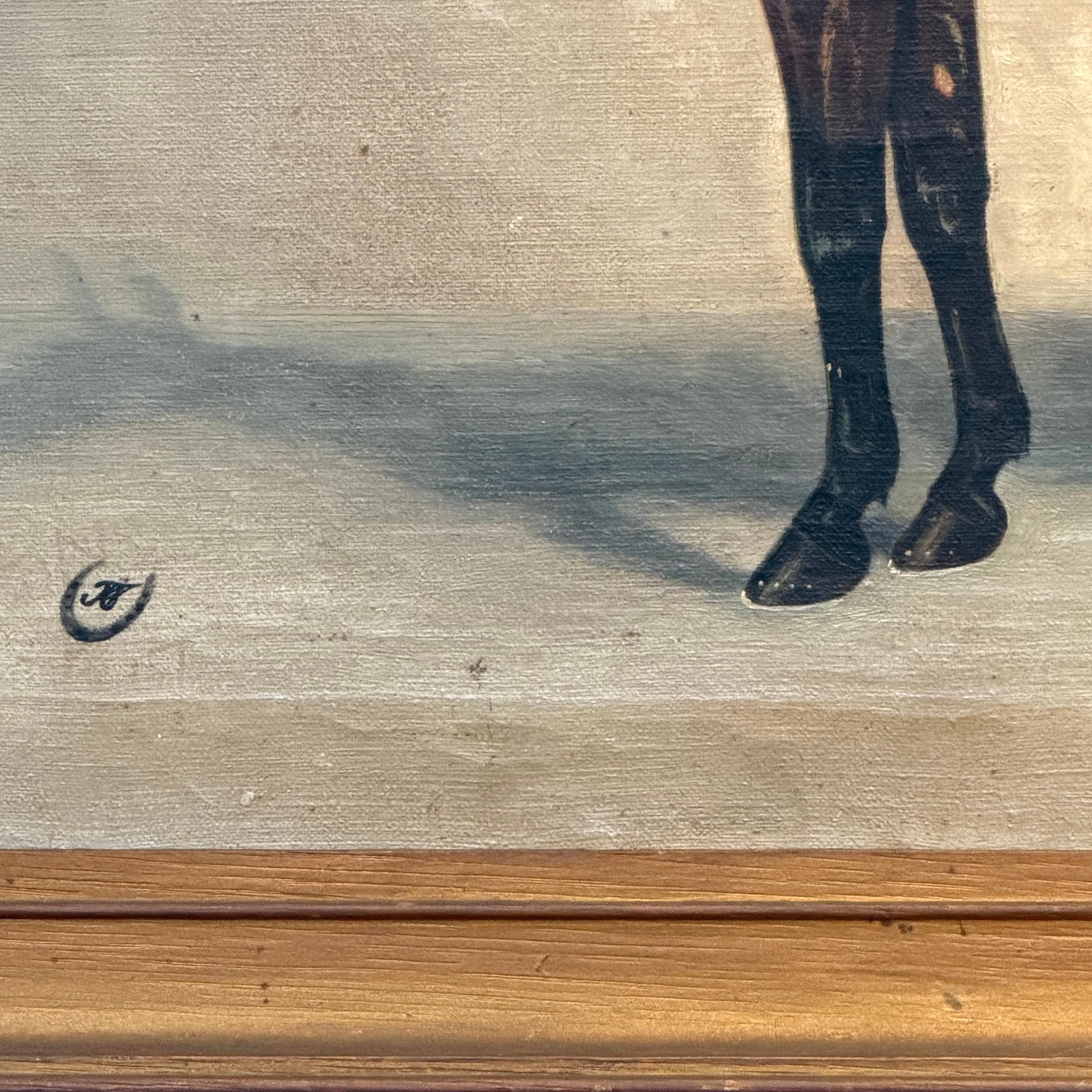 Englisches Vollblut-Gemälde aus dem späten 19. im Angebot 3