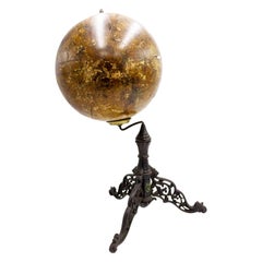 Late 19th Century English Victorian World Globe