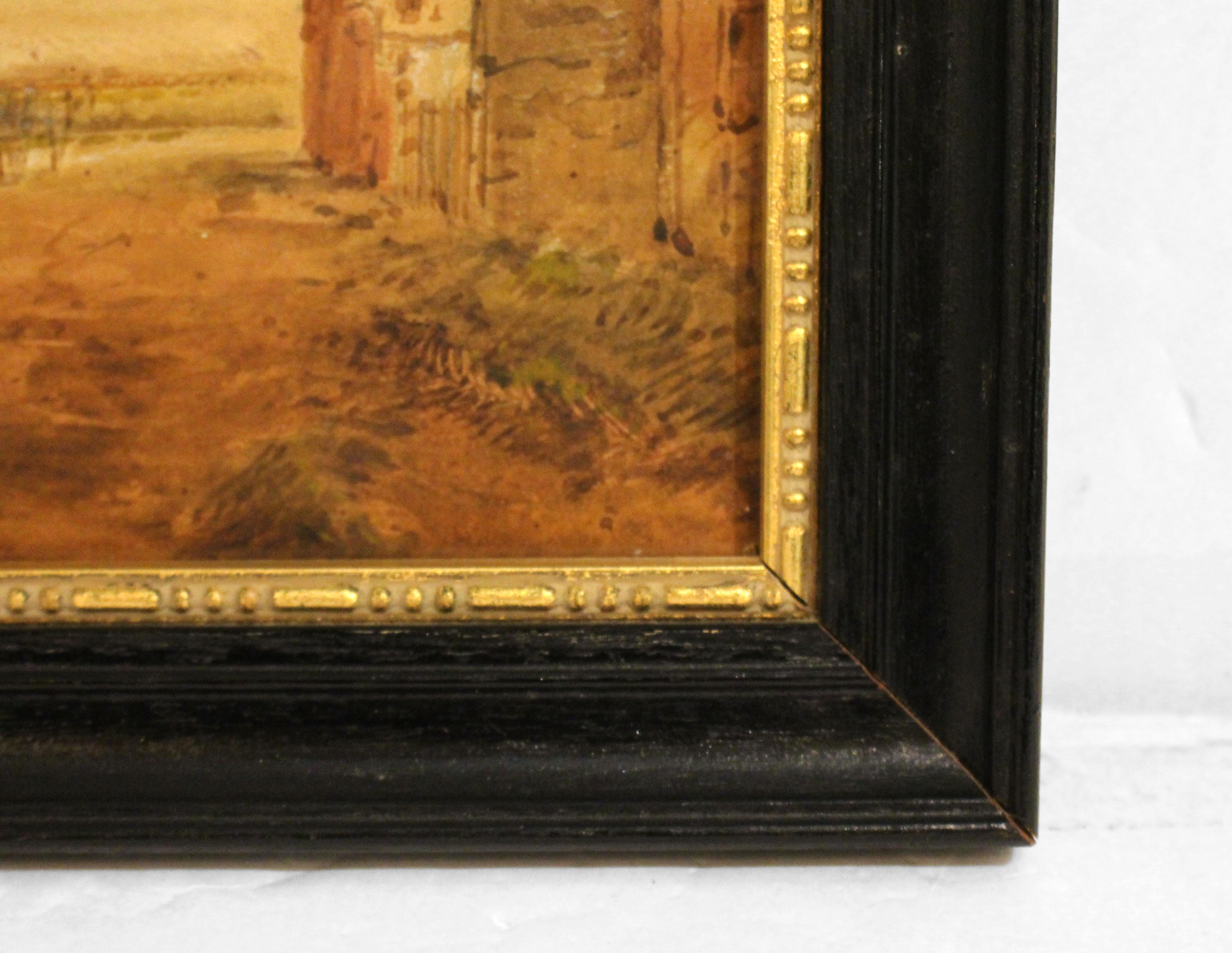 Late 19th Century English Watercolor by E. Nevil In Good Condition For Sale In Chapel Hill, NC