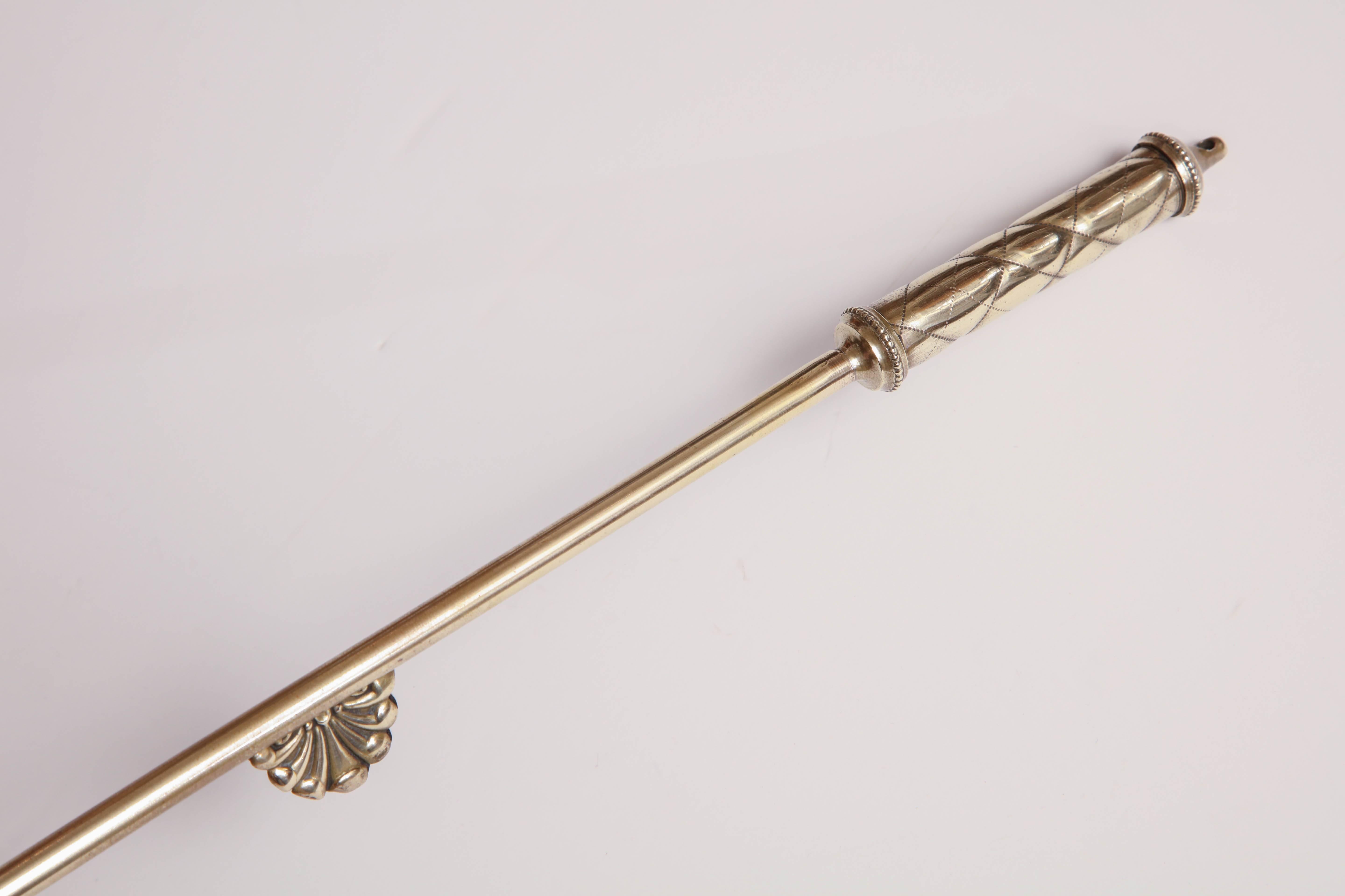 Late 19th Century English, Brass Candle Lighter For Sale 1