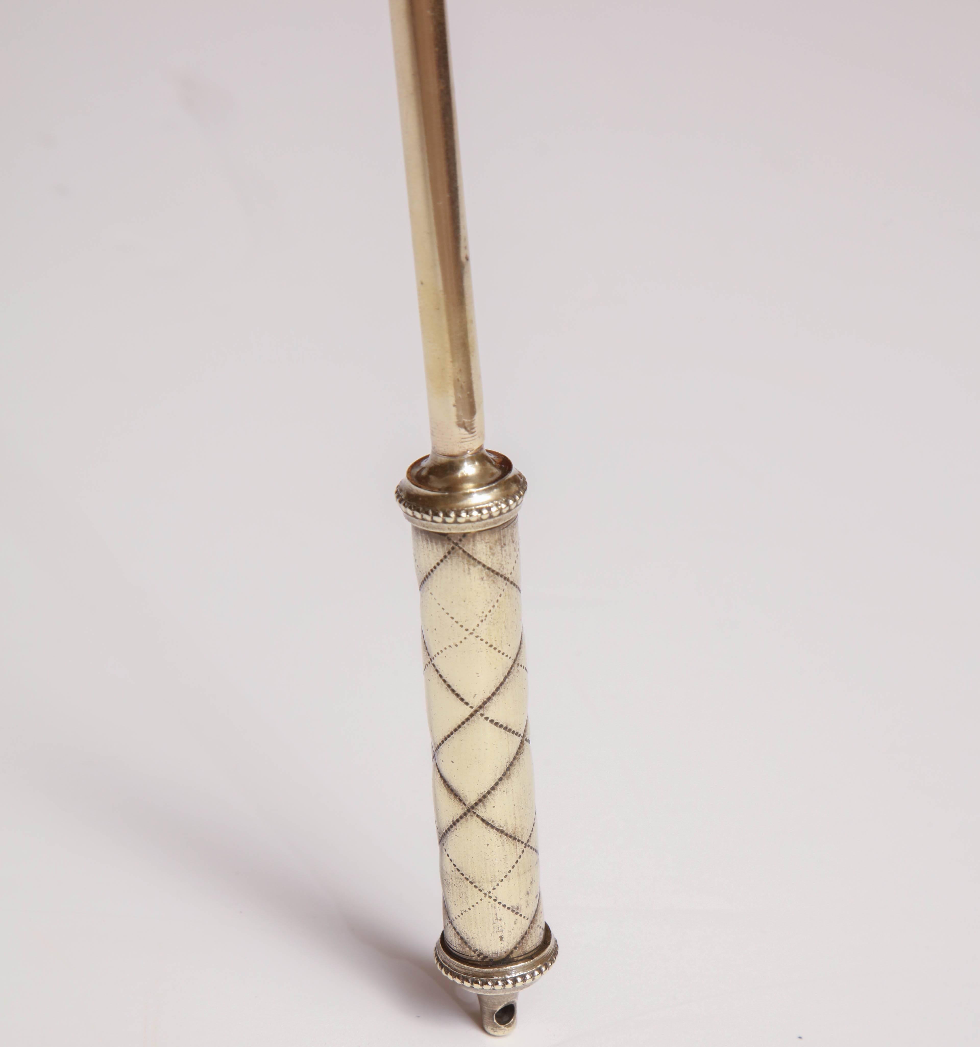 Late 19th Century English, Brass Candle Lighter For Sale 2