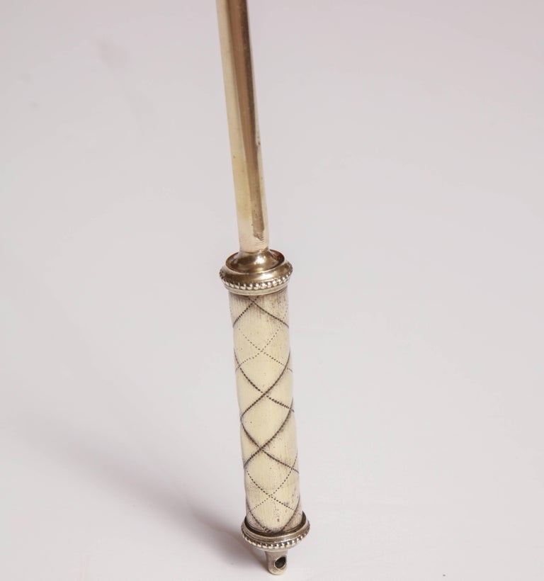 Late 19th Century English, Brass Candle Lighter For Sale at 1stdibs