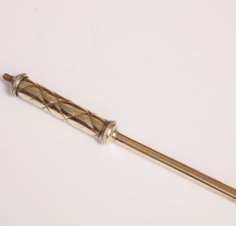 Late 19th Century English, Brass Candle Lighter For Sale at 1stdibs