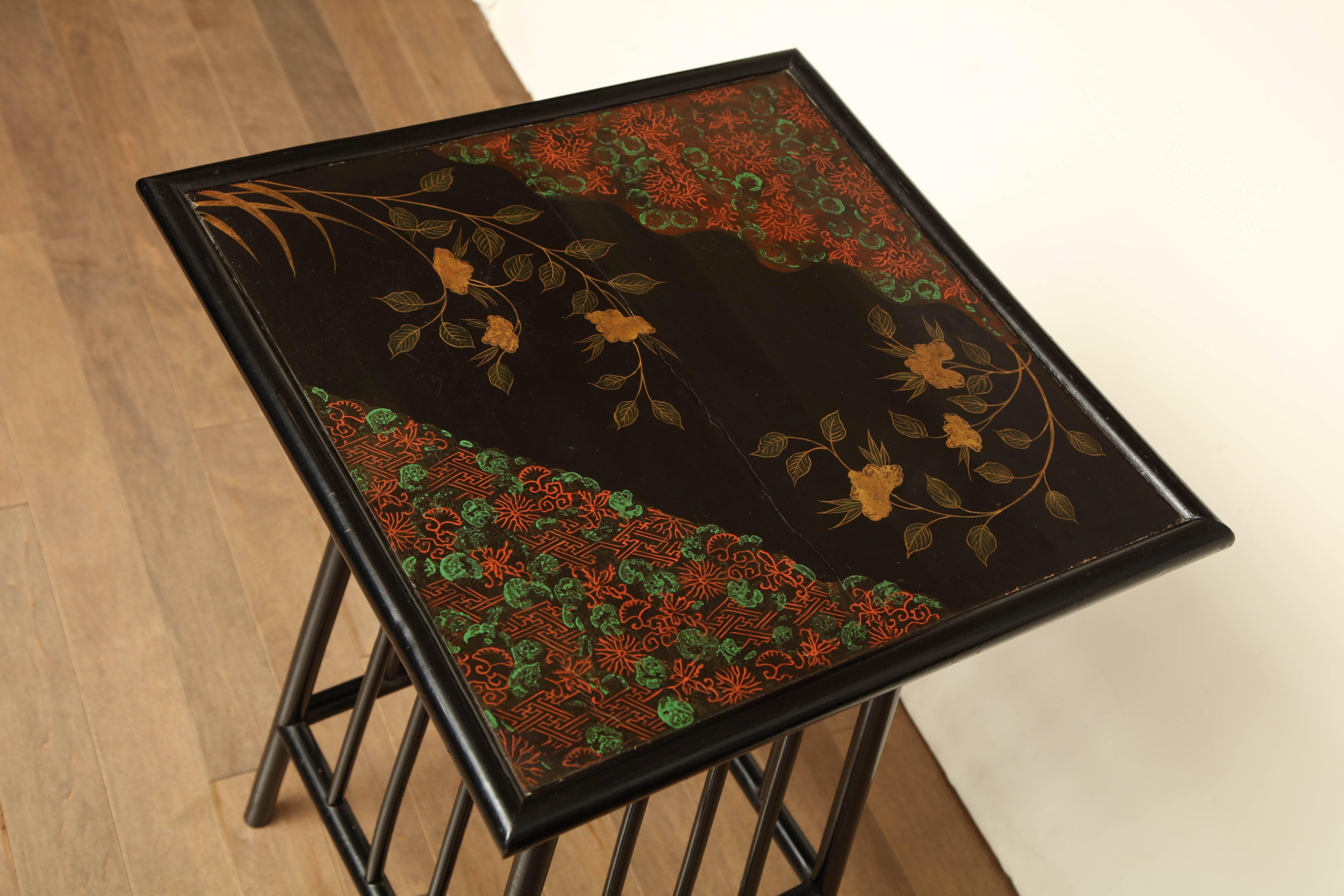 Late 19th century English, Aesthetic Movement table.