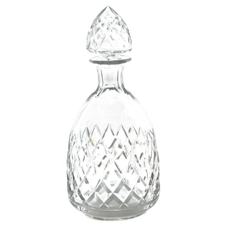 Late 19th Century Engraved Wine Carafe