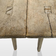 Late 19th Century European Bench Style Console, Side, Coffee Table