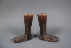 Antique Late 19th Century Extraordinary Pair of Cobblers Shoe Last