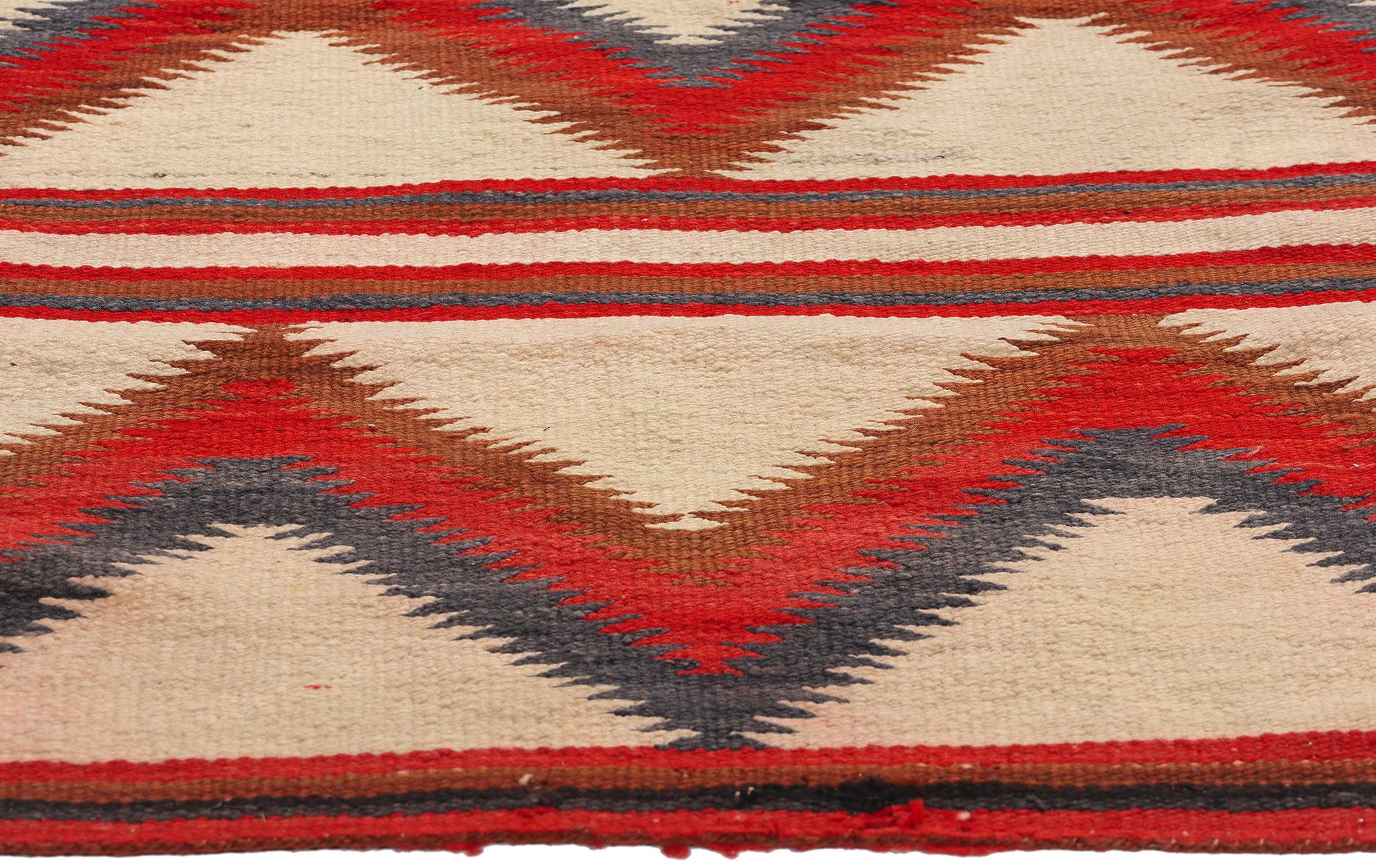American Late 19th Century Antique Eye Dazzler Southwest Modern Rug  Circa 1890s For Sale