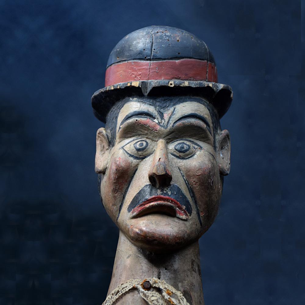 Late 19th Century Fairground Knock Down Figure For Sale 2