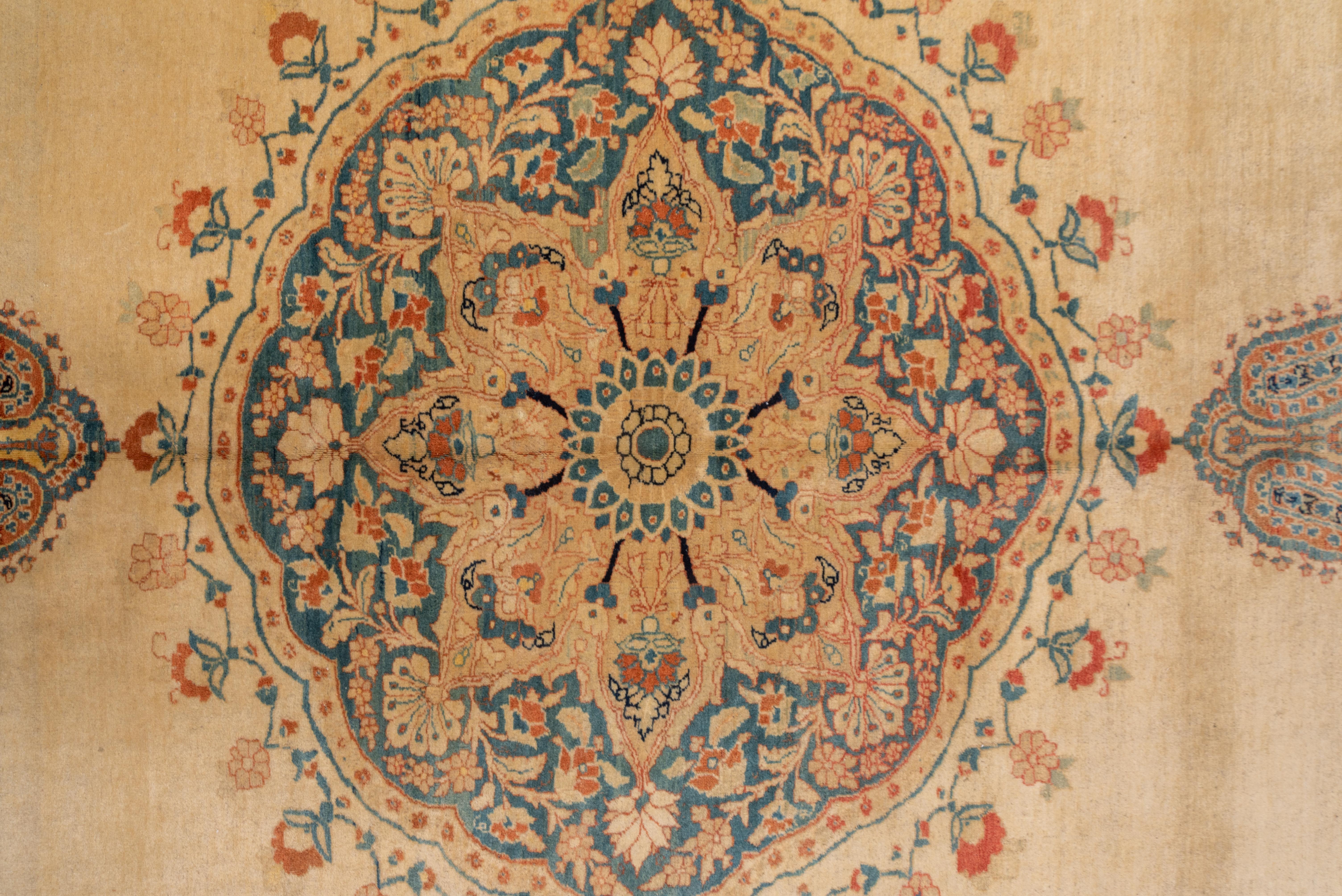 Late 19th Century Fancy Persian Haji Jalili Tabriz Carpet For Sale 1