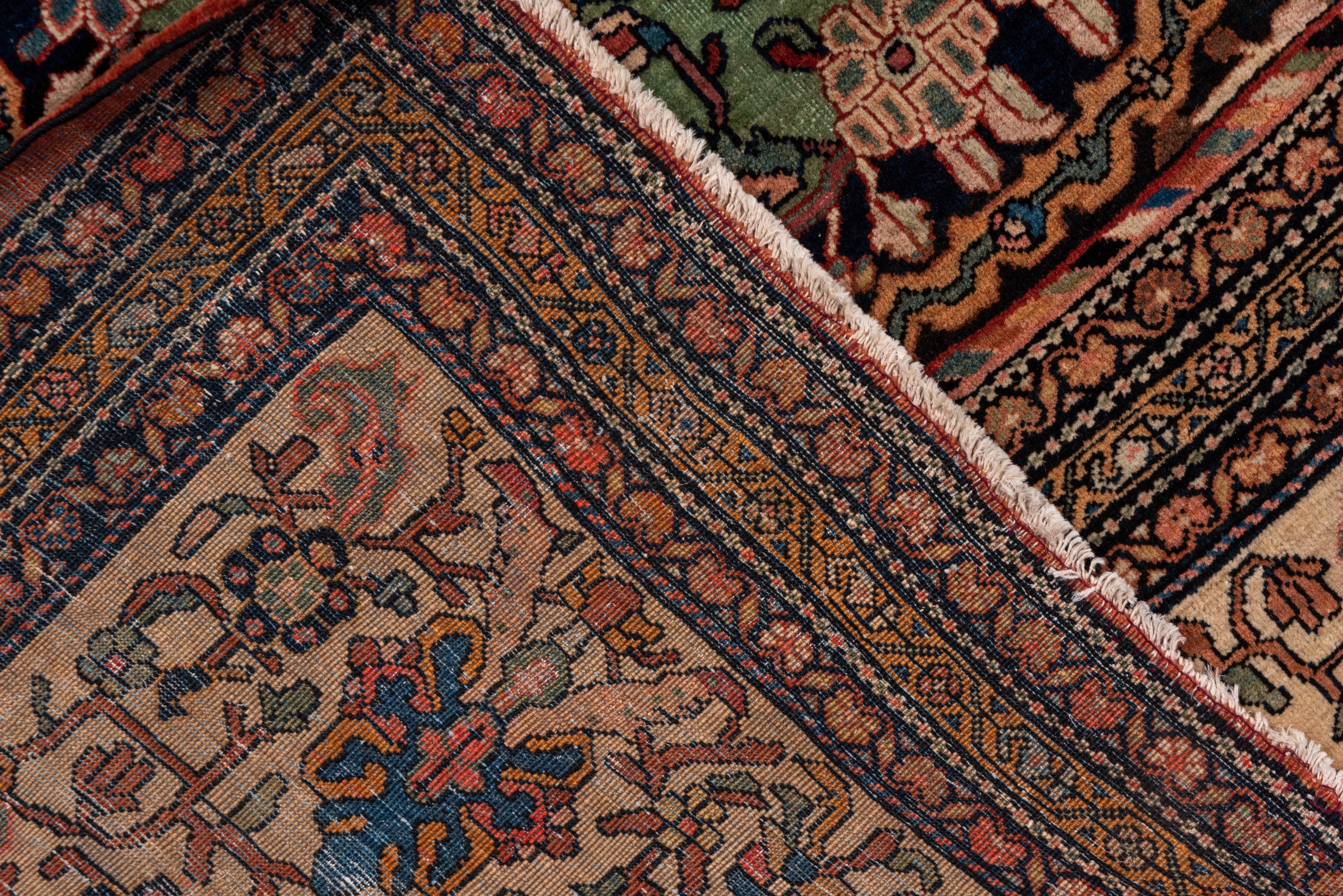 Late 19th Century Farahan Sarouk Mansion Carpet, Rust Field, Center Medallion For Sale 1